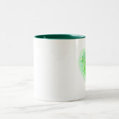 2 Couleurs Tasse de Chakra de coeur (Centre)