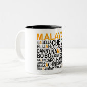2 Couleurs Tasse de Chambre de Malayaka (Devant gauche)