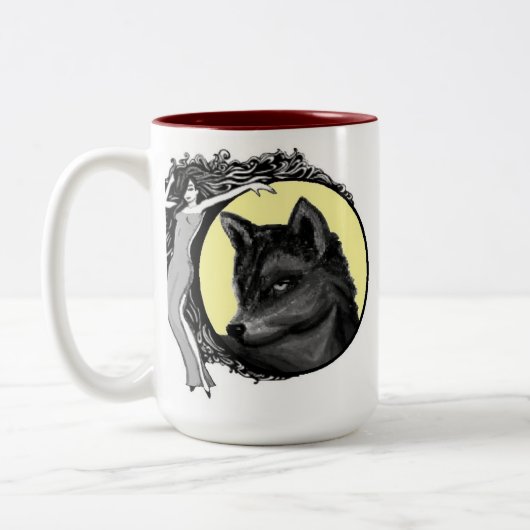 2 Couleurs Tasse de chanson de sirène (Gauche)