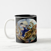 2 Couleurs Tasse "de char de mer" (Gauche)