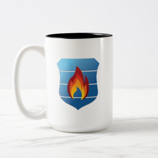 2 Couleurs Tasse de charbon de bois (logo seulement) (Gauche)