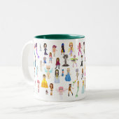 2 Couleurs Tasse de chariot (Devant gauche)