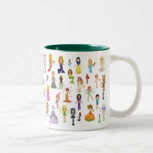 2 Couleurs Tasse de chariot