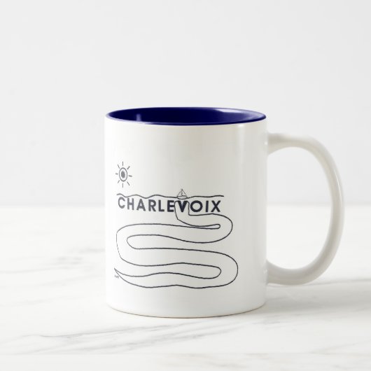 2 Couleurs Tasse de Charlevoix (Droit)