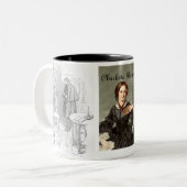 2 Couleurs Tasse de Charlotte Brontë (Devant gauche)