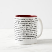 2 Couleurs Tasse de charron d'Esther (Devant droit)