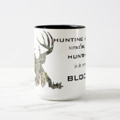 2 Couleurs Tasse de chasse de cerfs communs (Centre)