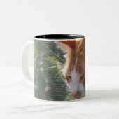 2 Couleurs Tasse de chat (Devant gauche)