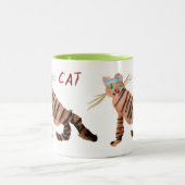 2 Couleurs Tasse de chat (Centre)