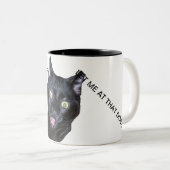 2 Couleurs Tasse de chat (Devant droit)