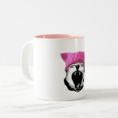 2 Couleurs tasse de Chat-casquette (Devant gauche)