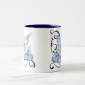 2 Couleurs Tasse de chat de Cheshire (Centre)