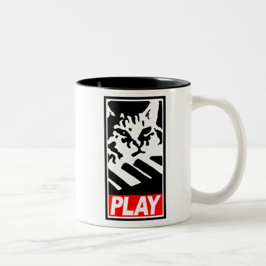 2 Couleurs Tasse de chat de clavier de jeu (Droit)