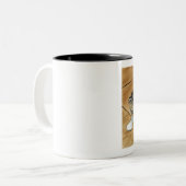 2 Couleurs Tasse de chaton (Devant gauche)