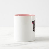 2 Couleurs Tasse de chaton de bande dessinée (Centre)