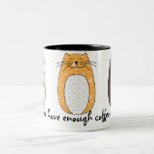2 Couleurs Tasse "de chats d'art populaire" (Centre)