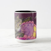 2 Couleurs Tasse de chats de gâteau (Centre)