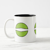 2 Couleurs Tasse de CHERCHEUR (personnalisable) (Gauche)