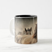 2 Couleurs Tasse de cheval (Devant gauche)