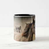 2 Couleurs Tasse de cheval (Centre)