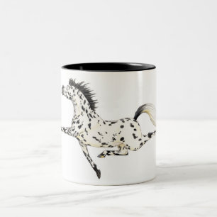 2 Couleurs Tasse de cheval d'Appaloosa