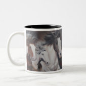 2 Couleurs Tasse de cheval de course de gitan (Gauche)