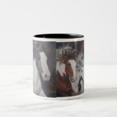 2 Couleurs Tasse de cheval de course de gitan (Centre)