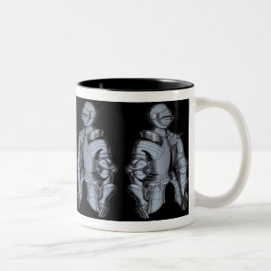 2 Couleurs Tasse de chevalier de Bleu