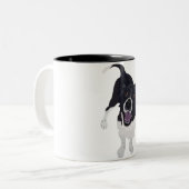 2 Couleurs Tasse de chien (Devant gauche)