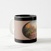 2 Couleurs Tasse de chien (Devant gauche)