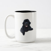 2 Couleurs Tasse de chien de Terre-Neuve (Gauche)