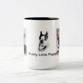 2 Couleurs Tasse "de chiot assez petit" (Centre)