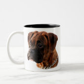 2 Couleurs Tasse de chiot de boxeur (Gauche)