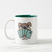 2 Couleurs Tasse de chiot de tisonnier (Gauche)