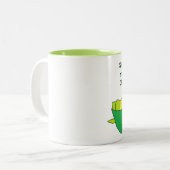 2 Couleurs Tasse de chiroprakteurs (Devant gauche)