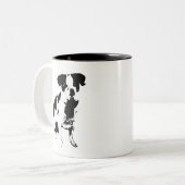 2 Couleurs tasse de chiwawa (Devant gauche)