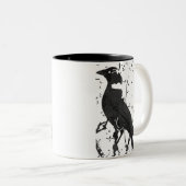 2 Couleurs Tasse de choucas (Devant droit)