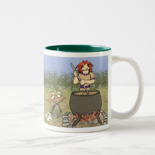 2 Couleurs Tasse de cidre d'Autumnside Apple (Droit)