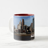 2 Couleurs Tasse de Cincinnati (Devant gauche)