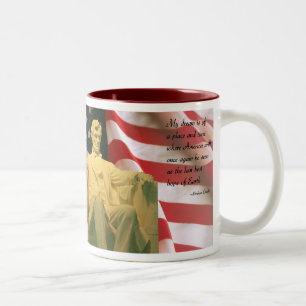 2 Couleurs Tasse de citation d'Abraham Lincoln