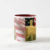 2 Couleurs Tasse de citation d'Abraham Lincoln (Centre)