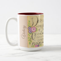 Tasse de citation de James Allen - Victoire de tou