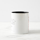 2 Couleurs Tasse de citation de John Adams (Centre)