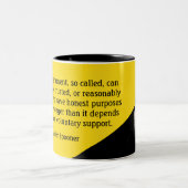 2 Couleurs Tasse de citation de Lysander Spooner (Centre)