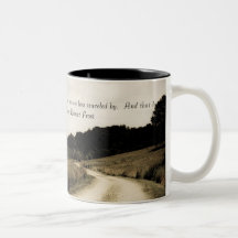 Tasse de citation de Robert Frost