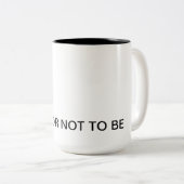 2 Couleurs Tasse de citation de Shakespeare - Hamlet (Devant droit)