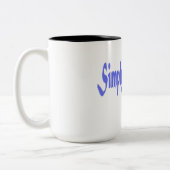 2 Couleurs Tasse de citation simplement puissante (Gauche)