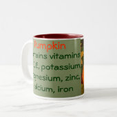 2 Couleurs tasse de citrouille (Devant gauche)