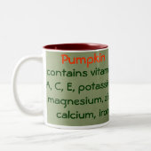 2 Couleurs tasse de citrouille (Gauche)