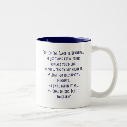 2 Couleurs Tasse de classe (Droit)